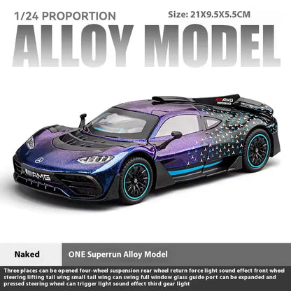 1:24 Hypercar Replica: Kinetic Drive & Active Aero Edition