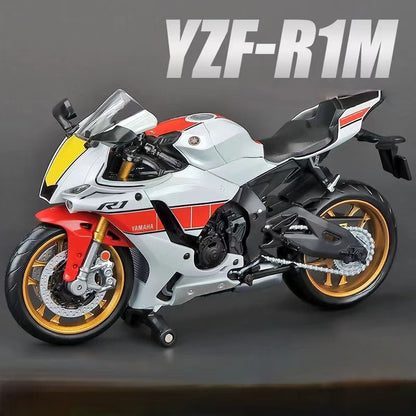 1:12 Yamaha YZF-R1M Alloy Motorcycle Model
