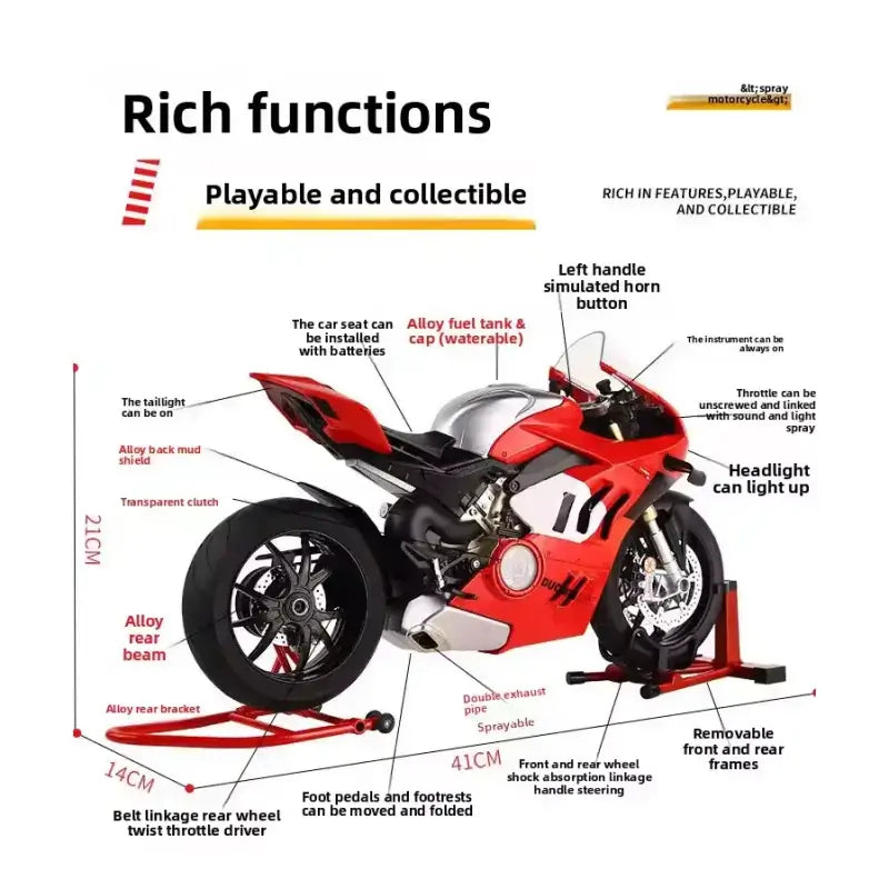 1:6 Ducati V4R Racing Diecast Model
