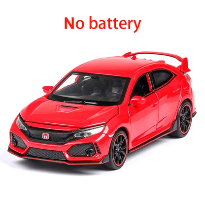 1:32 Honda CIVIC TYPE-R Metal Diecast Toy Car