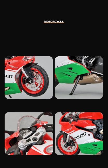 1:12 Dulcet 1199 Panigale Alloy Diecast Motorcycle Model