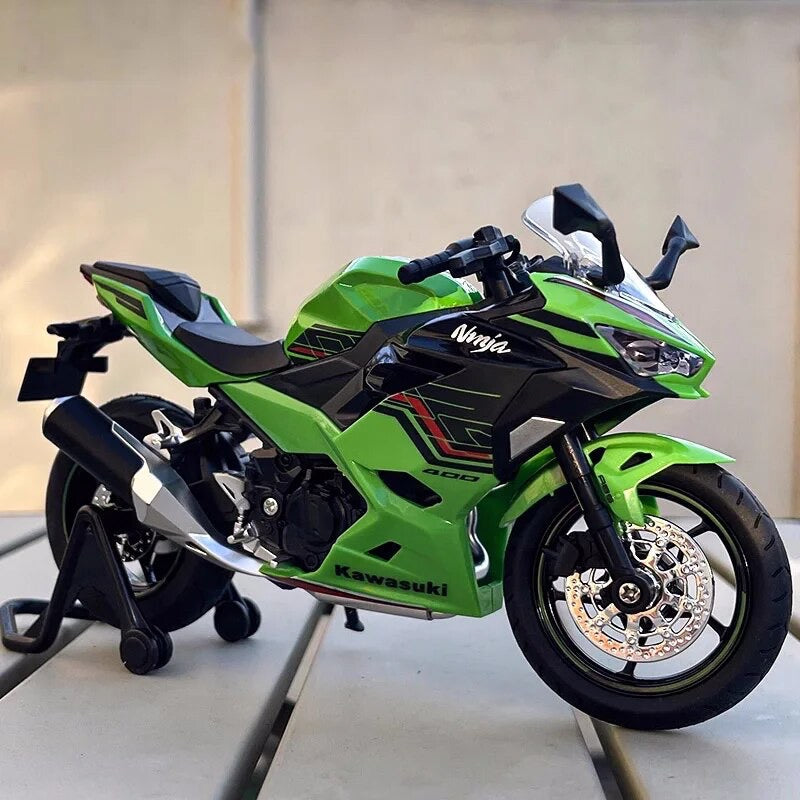 1:12 Kawasaki Ninja 400 Alloy Motorcycle Model Diecast Toy