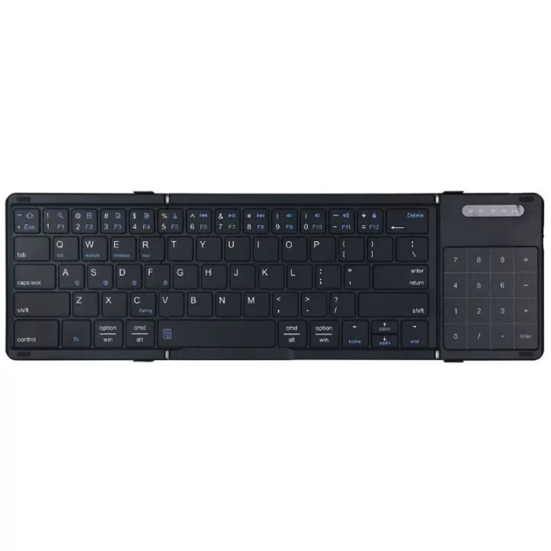 CyberFold 3-in-1 Wireless Keyboard with Trackpad & NumPad