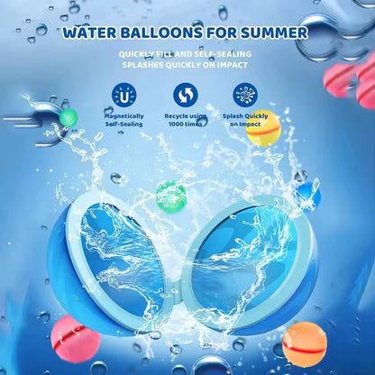 Magnetic Water Balloons - 1-Second Auto-Refill [Eco-Friendly Pack]