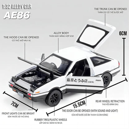 1:32 Toyota AE86 Diecast Alloy Toy