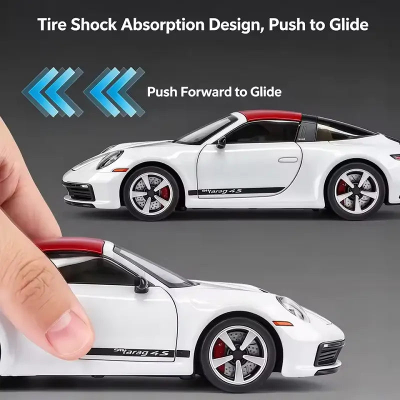 1:32 Scale Porsche 911 Targa 4S Diecast Model Car