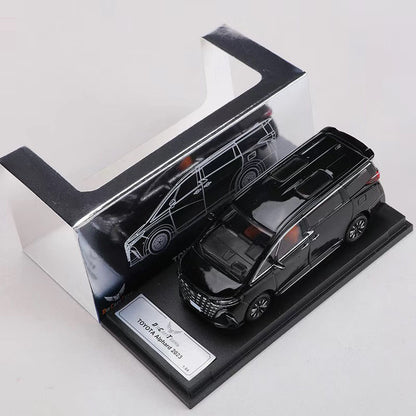 1:64 Toyota Alphard 2023 – Luxury MPV Diecast Model with Sunroof & Display Base