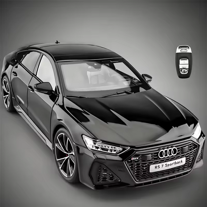 1:18 Scale Audi RS7 Die-Cast Model Car with Remote Key Light Control