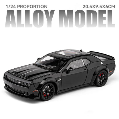 1:24 Dodge Challenger Hellcat Redeye Alloy Muscle Car Model