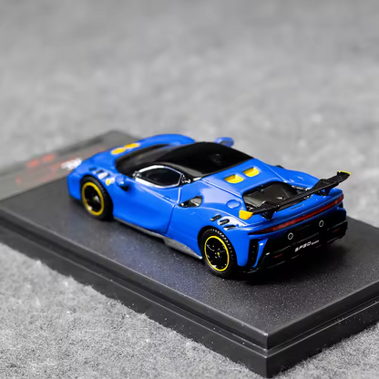 1/64 Scale Model Car Scale SF90 Model Collector Toy Luxury Vehicle For Boy Gifts
