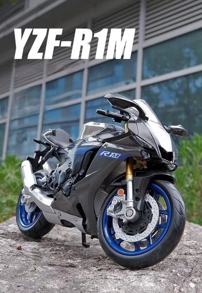 1:12 Yamaha YZF-R1M Alloy Motorcycle Model