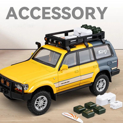 1:24 Toyota Land Cruiser 80 Alloy Model Car Toy Diecast