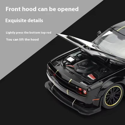1:32 Dodge Challenger Hellcat Die-Cast Model Car – Collector’s Edition