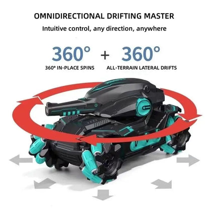 Cyber-Titan: The Ultimate 360° Drift & Precision Mecha
