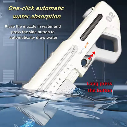 Next-Gen Electric Water Blaster: Auto-Refill & Long Range Summer Soaker