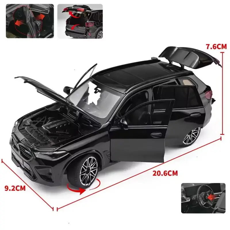 1:24 High-Detail V8 Sport SUV Die-Cast Model - Sound & Light