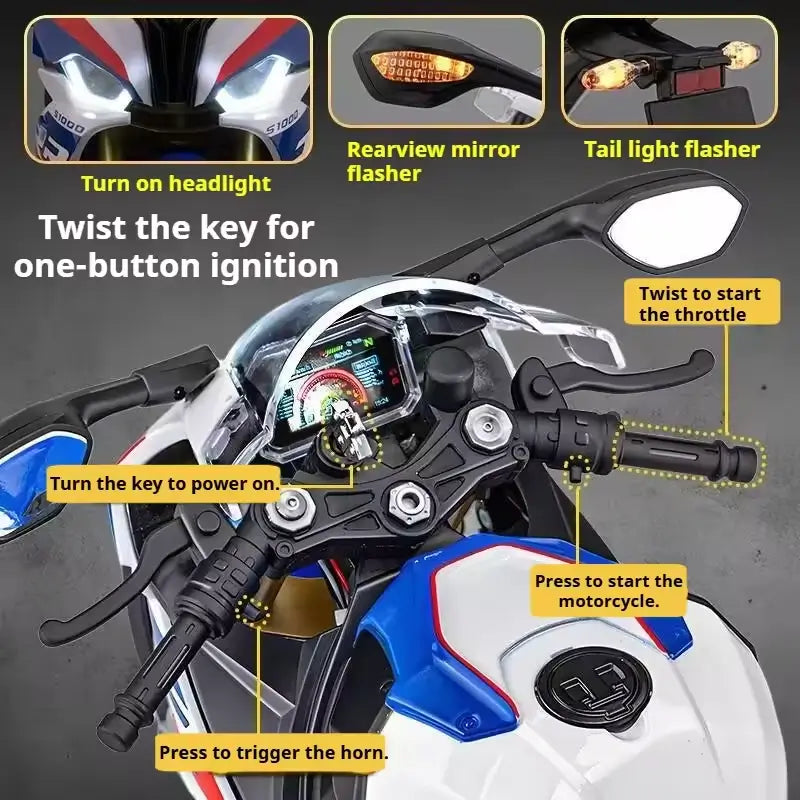1:6 BMW S1000RR | Remote Key & Active Exhaust