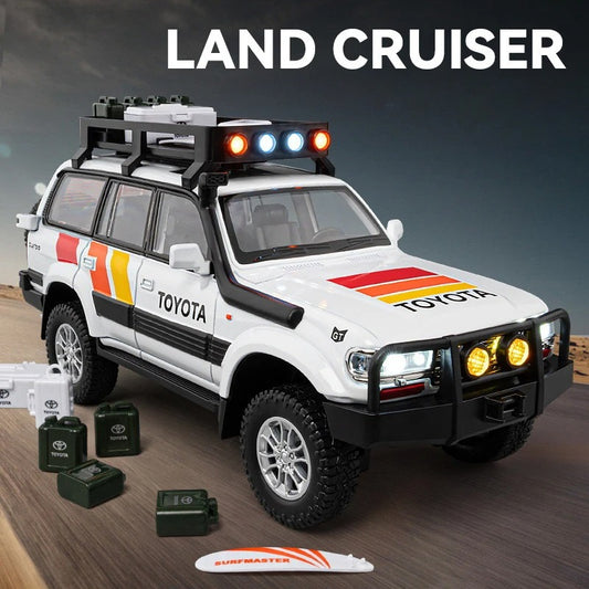 1:24 Toyota Land Cruiser 80 Alloy Model Car Toy Diecast