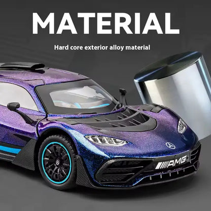 1:24 Hypercar Replica: Kinetic Drive & Active Aero Edition