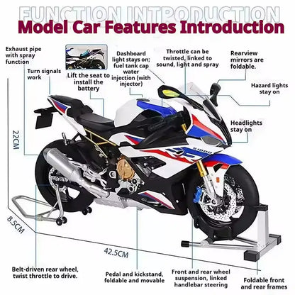 1:6 BMW S1000RR | Remote Key & Active Exhaust