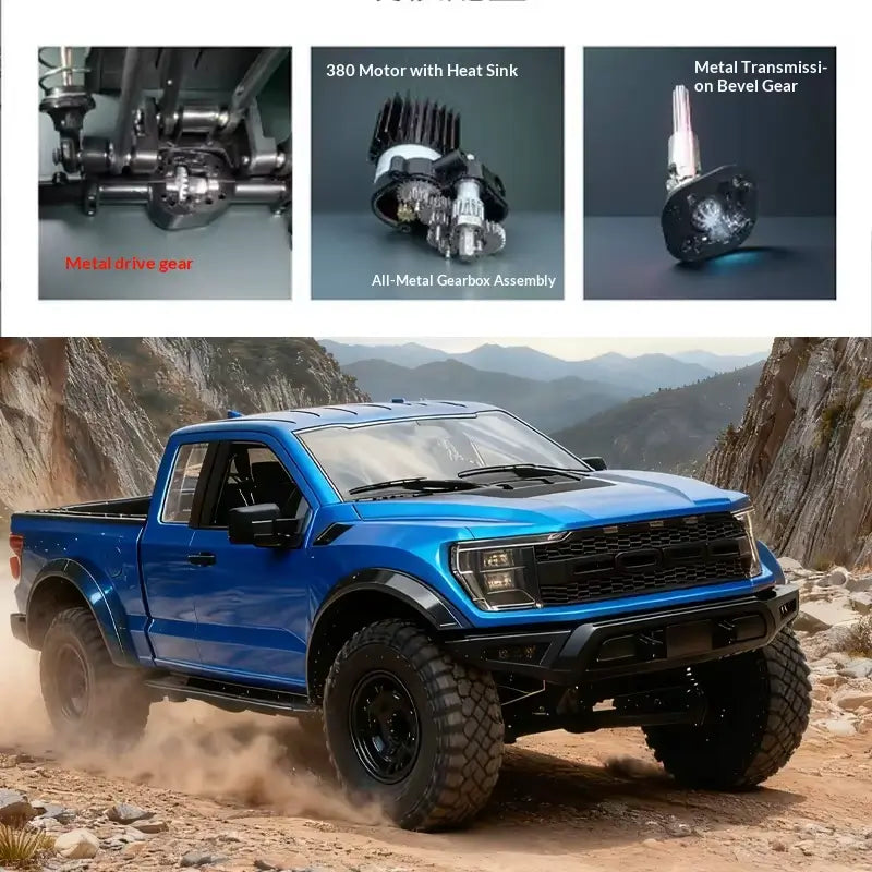 1:12 4WD RC Truck - Triple Power Kit