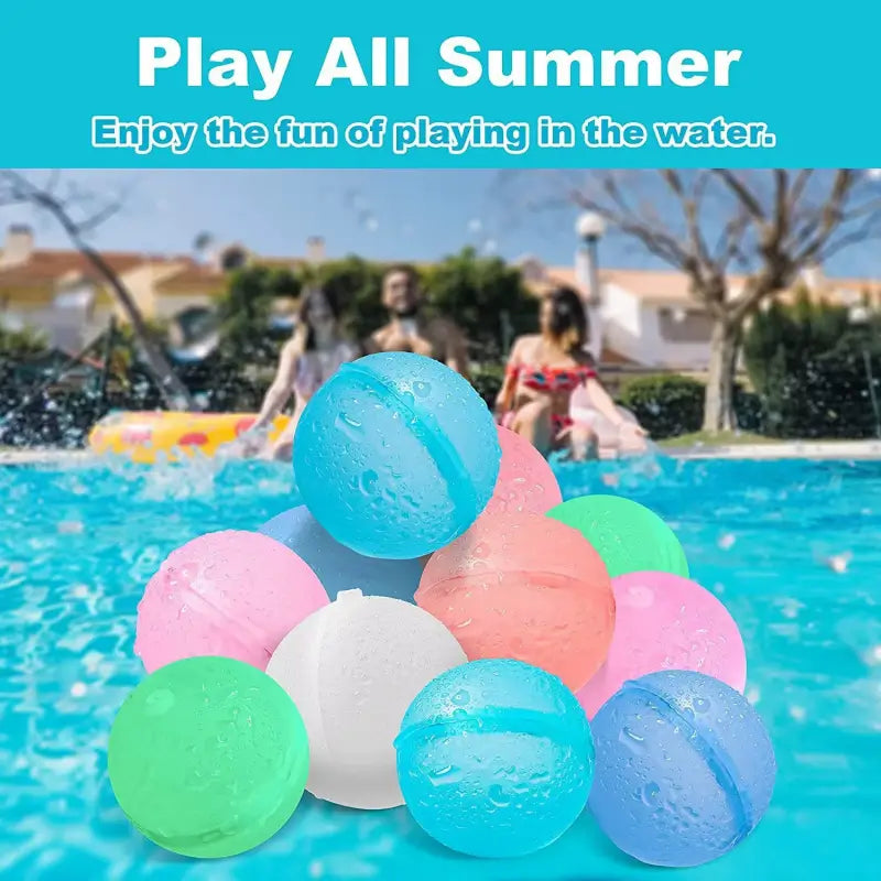 Magnetic Water Balloons - 1-Second Auto-Refill [Eco-Friendly Pack]