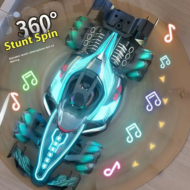 Cyber-Formula: G-Force Drift Racer with LED Fire Exhaust
