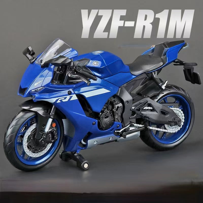 1:12 Yamaha YZF-R1M Alloy Motorcycle Model