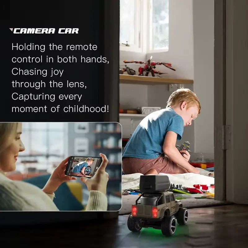 1:64 Alloy FPV Micro-Crawler | HD Live Camera System