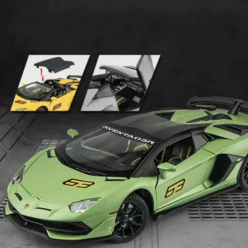 1:24 Lamborghini Aventador SVJ 63 Diecast Model