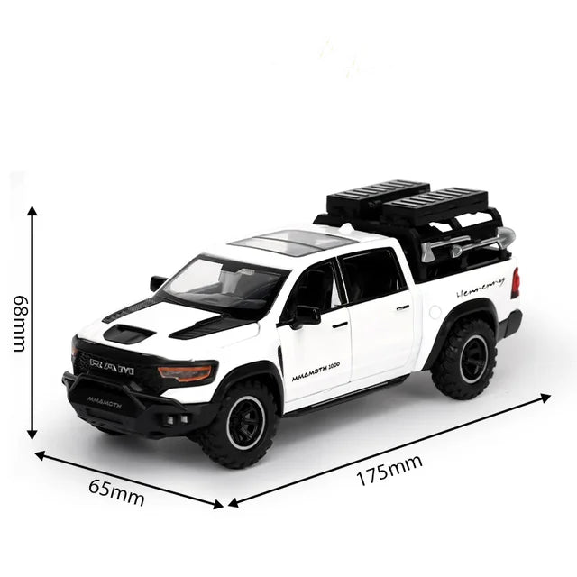 1:32 Dodge RAM 1000 TRX Alloy Model Car Toy