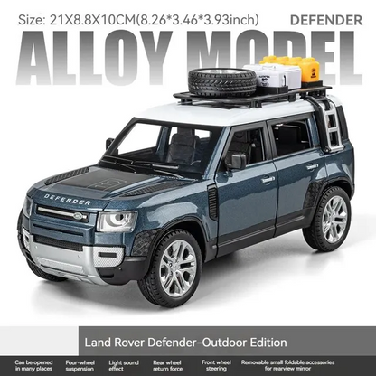 1:24 Scale Land Rover Defender Diecast Model Car