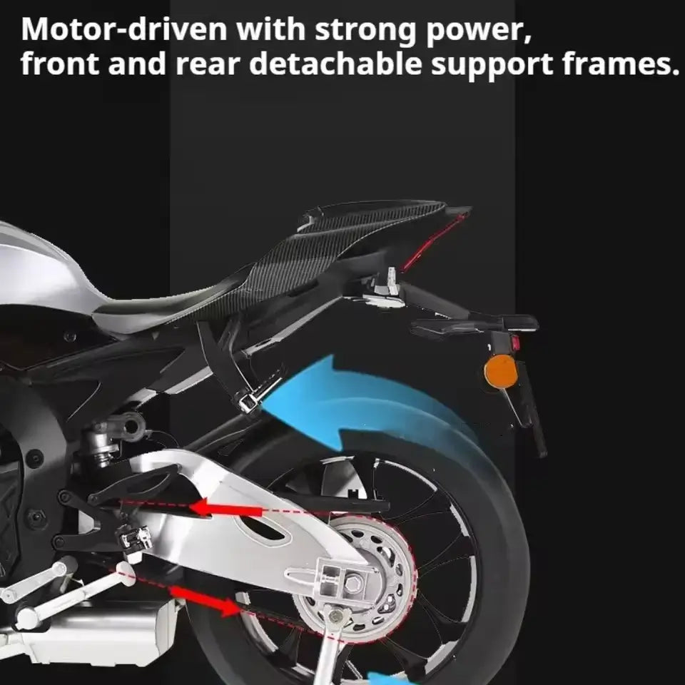 1:6 Yamaha R1M RC Motorcycle with Exhaust Spray