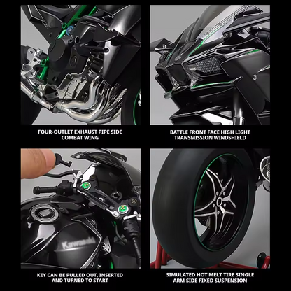 1:6 Kawasaki H2R Alloy Metal Diecast Motorcycle Model