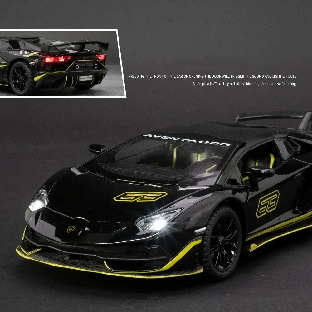 1:24 Lamborghini Aventador SVJ 63 Diecast Model