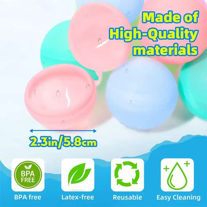 Magnetic Water Balloons - 1-Second Auto-Refill [Eco-Friendly Pack]