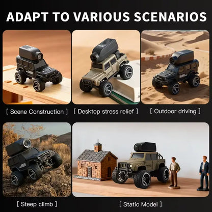 1:64 Alloy FPV Micro-Crawler | HD Live Camera System