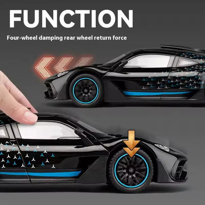 1:24 Hypercar Replica: Kinetic Drive & Active Aero Edition