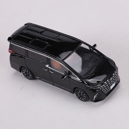 1:64 Toyota Alphard 2023 – Luxury MPV Diecast Model with Sunroof & Display Base