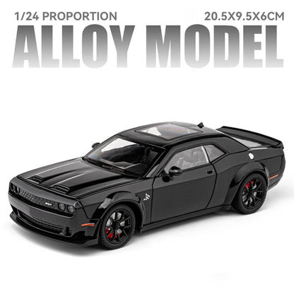 1:24 Dodge Challenger Hellcat Redeye Alloy Muscle Car Model