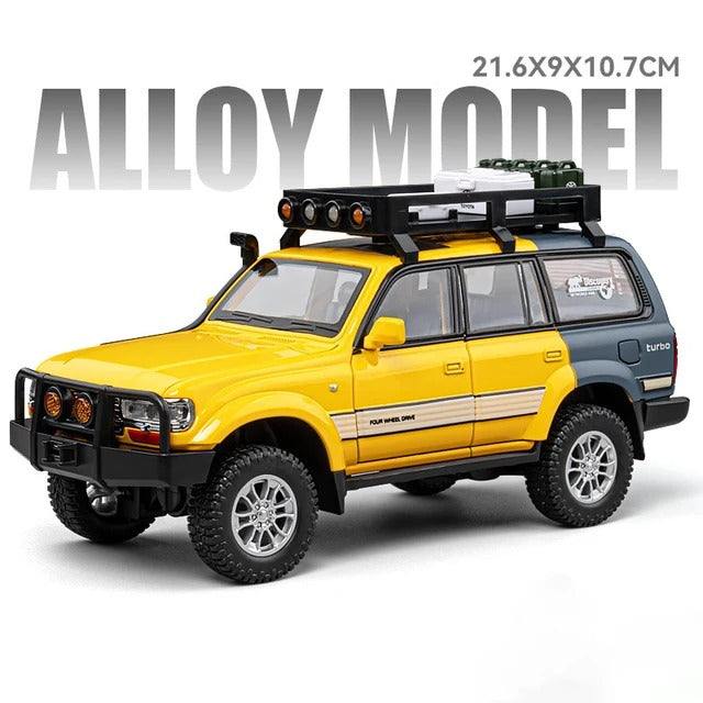 1:24 Toyota Land Cruiser 80 Alloy Model Car Toy Diecast