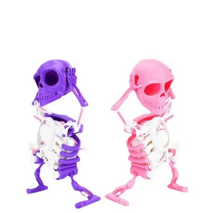 3D toy skeleton dancing sand sculpture funny decompression rare creativity prank Quirky skull
