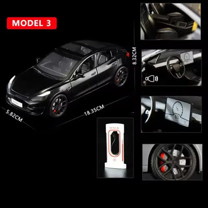 1:24 Tesla Model 3 Diecast Car