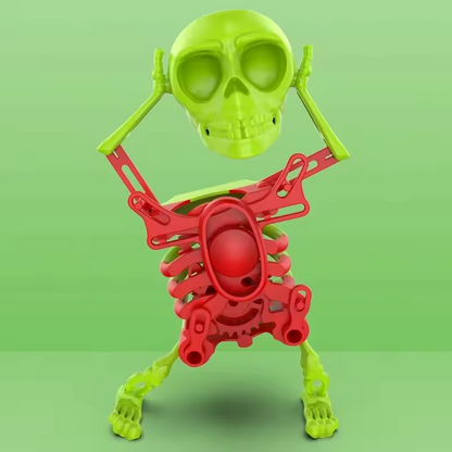 3D toy skeleton dancing sand sculpture funny decompression rare creativity prank Quirky skull