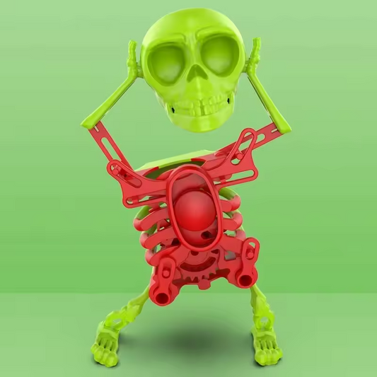 3D toy skeleton dancing sand sculpture funny decompression rare creativity prank Quirky skull