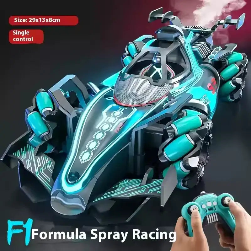 Cyber-Formula: G-Force Drift Racer with LED Fire Exhaust