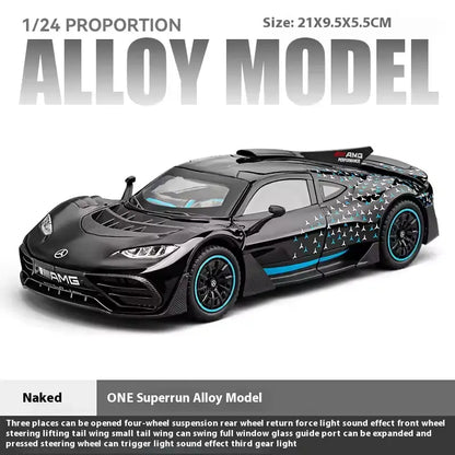 1:24 Hypercar Replica: Kinetic Drive & Active Aero Edition