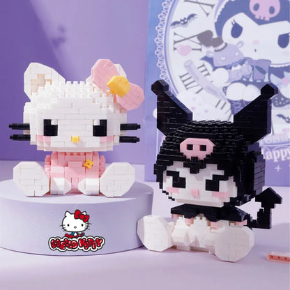 Building Block Anime Figure Kuro Assembled Toys Decorative Ornament Model Mylody Children's Puzzle Gifts