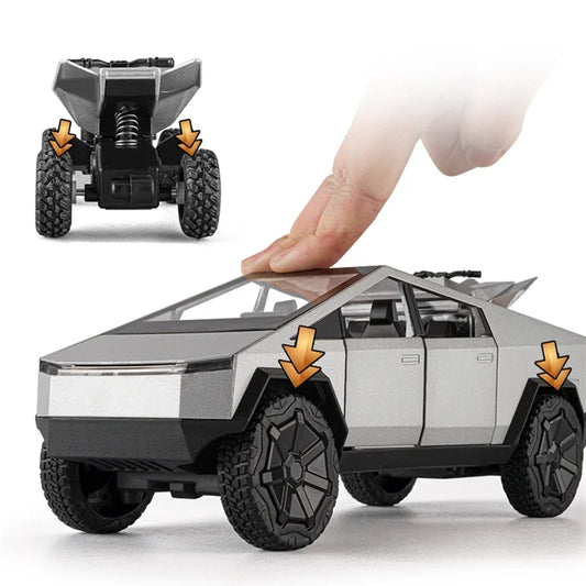 1:24 Tesla Cybertruck Alloy Diecasts & Toy Vehicles Metal Toy Car