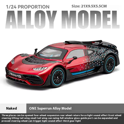 1:24 Hypercar Replica: Kinetic Drive & Active Aero Edition